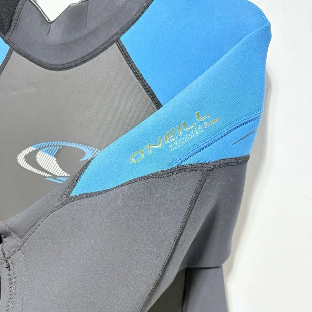 O'Neill Wetsuit Mens XL Black Blue 4293 Hammer 2mm Shorty Spring Suit  Surf